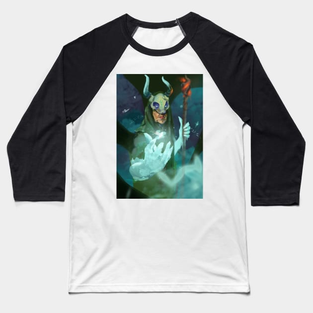 Acient forest fairy guardian Baseball T-Shirt by mult1pl4y